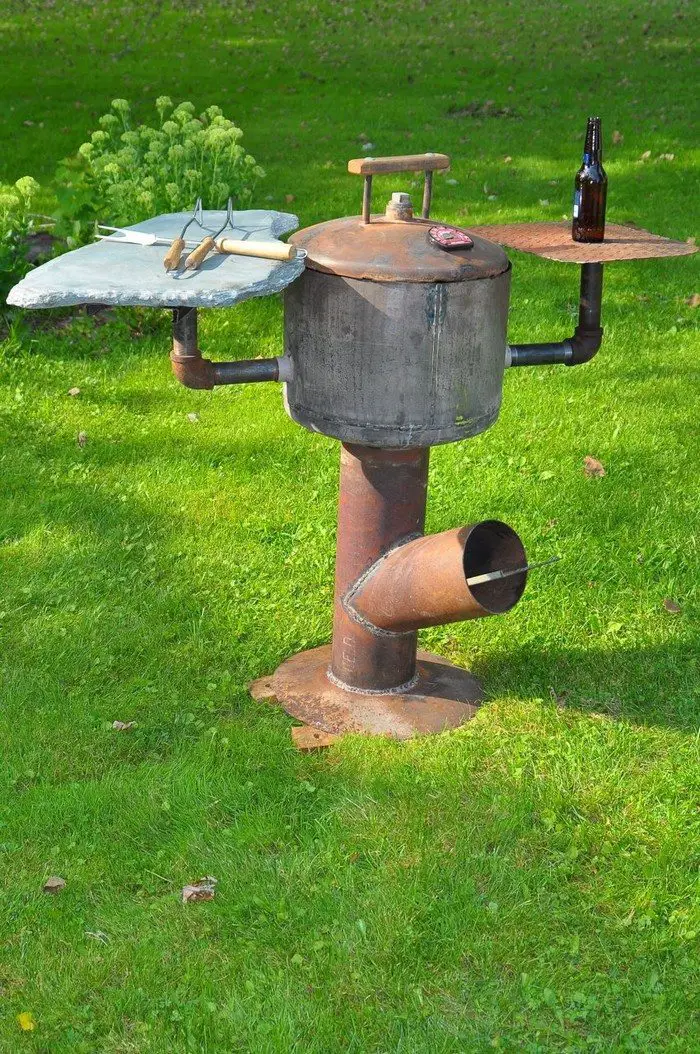 Make your own grill from an old beer keg DIY projects 