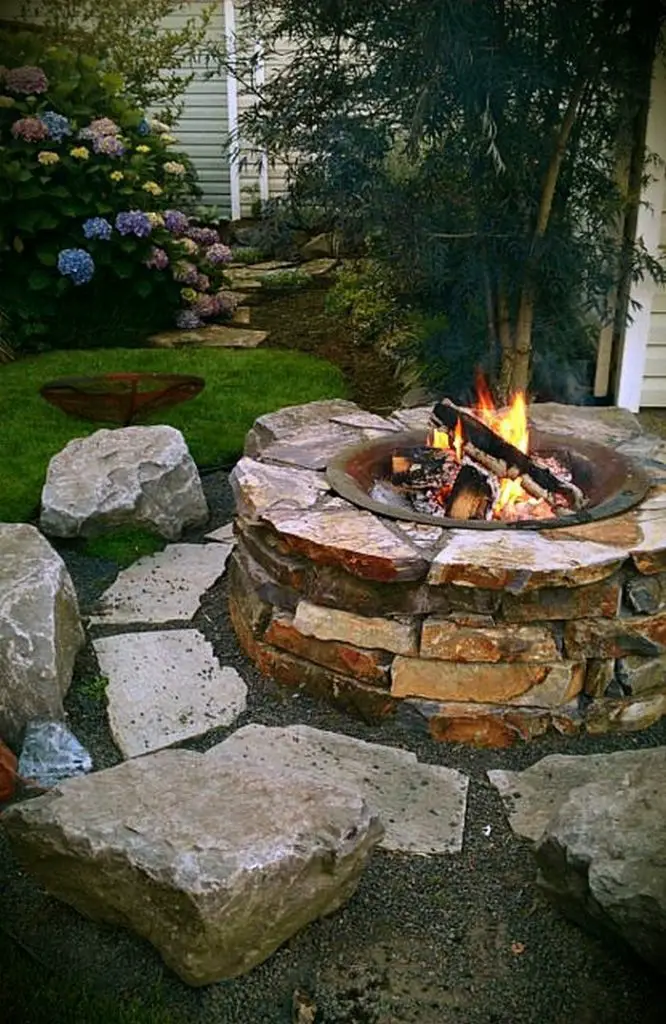 Build A Tractor Rim Fire Pit For Your, 18 Wheeler Rim Fire Pit