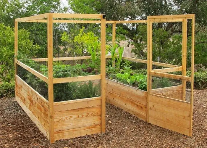 Raised & Enclosed Garden Bed