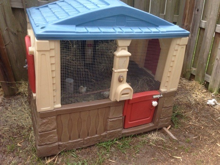 Old Playhouse Chicken Coop