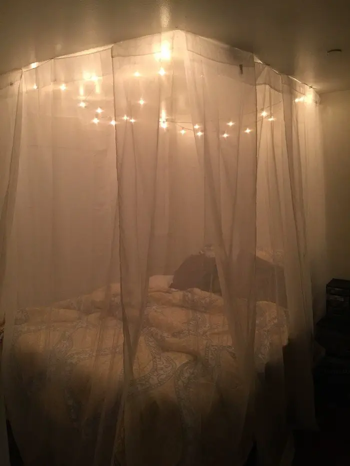 Bed Canopy with Lights