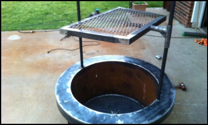 Fire pit with cooking grill – DIY projects for everyone!