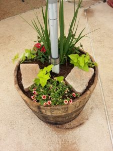 Patio Umbrella Stand Planter