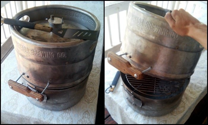 Beer Keg Grill