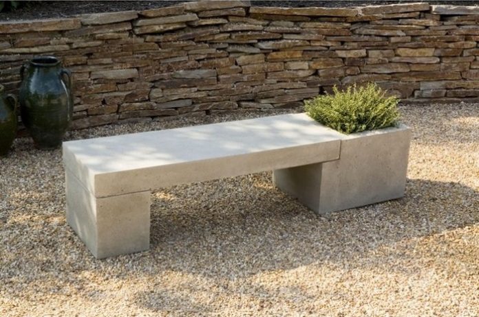 Durable Concrete Garden Bench in 9 Practical Steps – DIY projects for ...