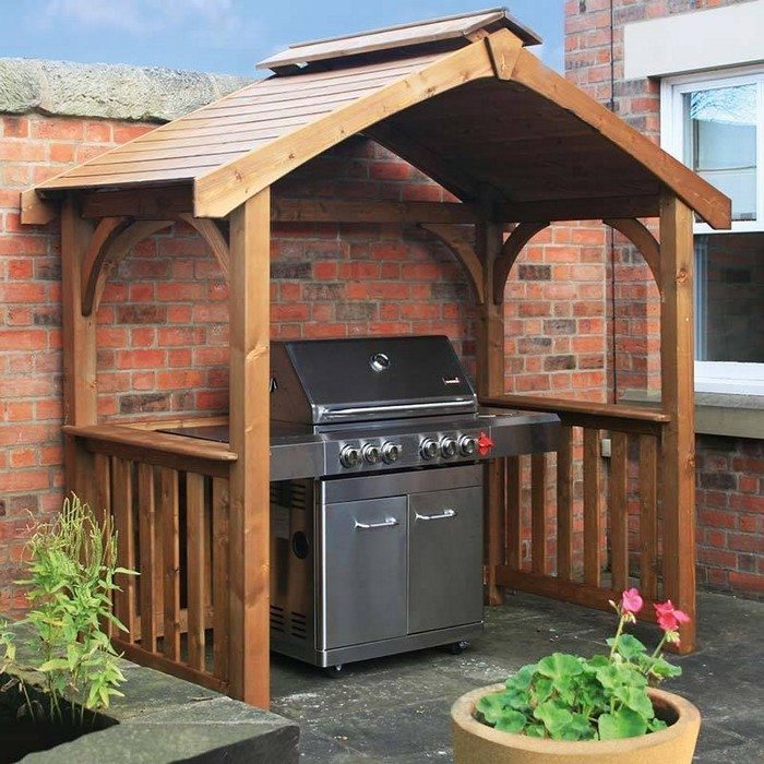 Diy hotsell grill shelter