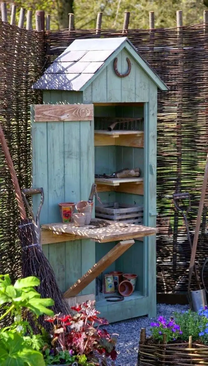 Build your own whimsical garden tool shed DIY projects 