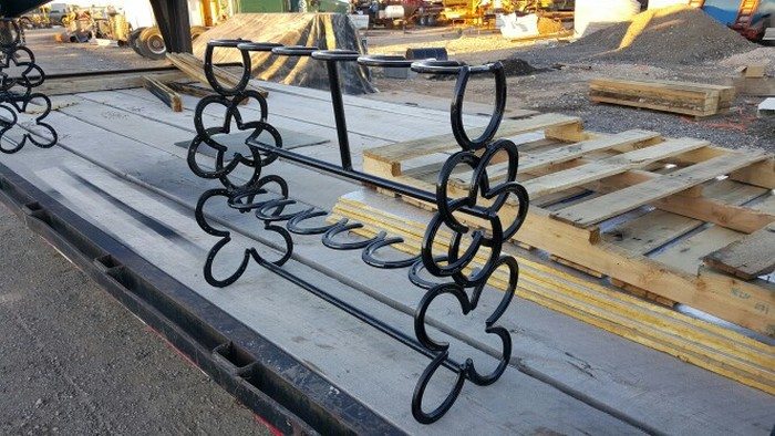 Horseshoe Boot Rack