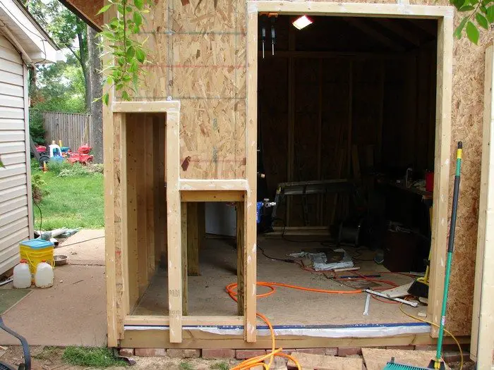 Built-in Lumber Storage