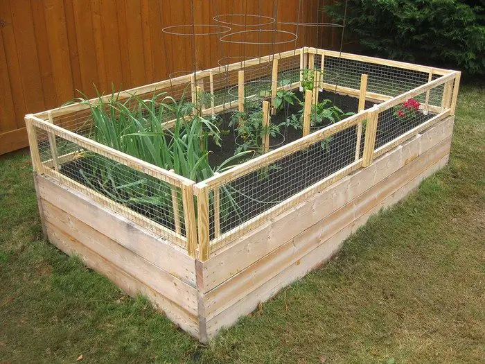 Removable Garden Bed Fence