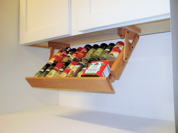 Convenient Ikea Builtin Spice Rack 9Step Simple Project