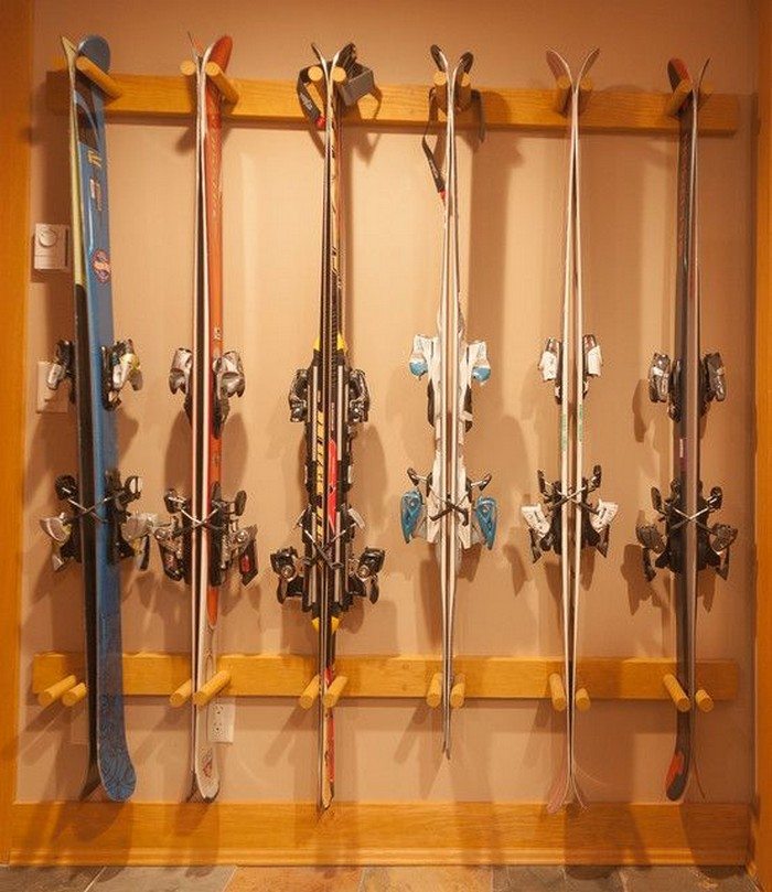 Mudroom Ski Rack