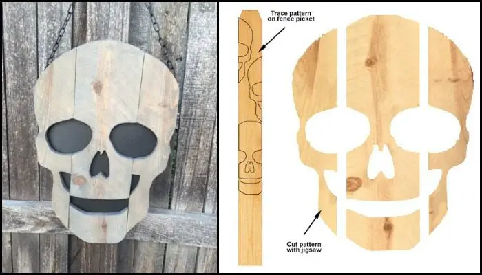 Make Scary Skulls Out of Scrap Timber