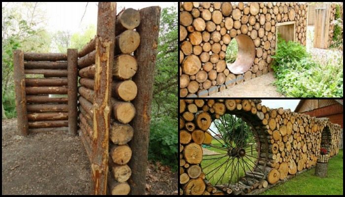 Cordwood Fence