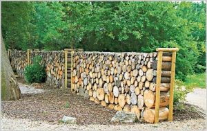 Cordwood Fences