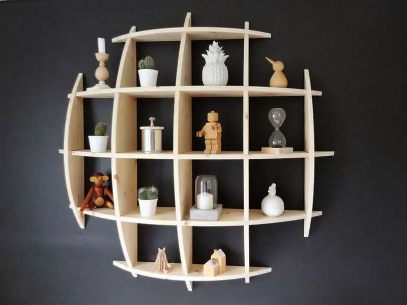 The Massironi Shelf is like a sculpture and a bookshelf in one.