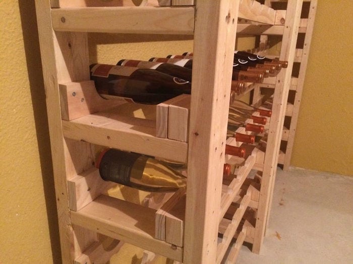 Before building your own wine rack tower, choose the right material.