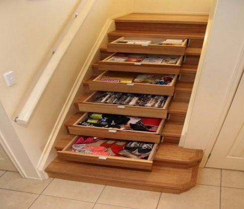 Storage Solutions 101: Crafting Efficient Staircase Drawers - DIY ...