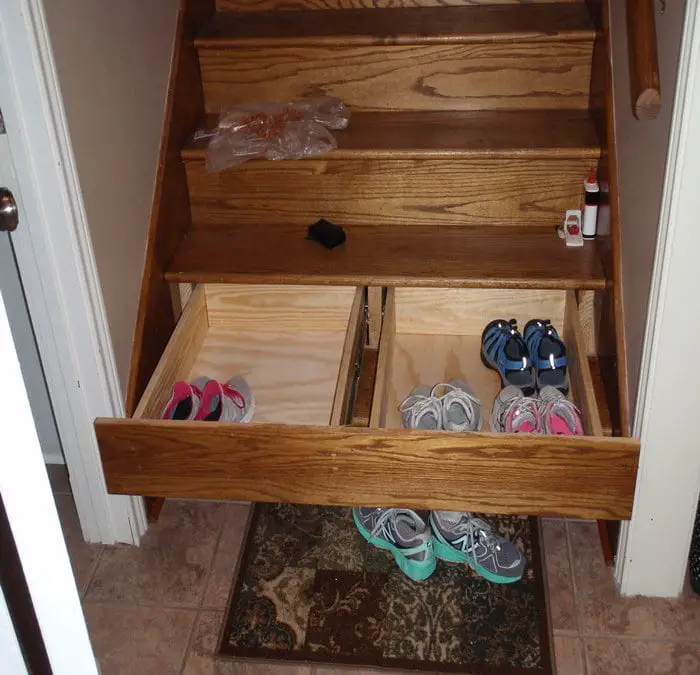 Storage Solutions 101: Crafting Efficient Staircase Drawers - DIY ...
