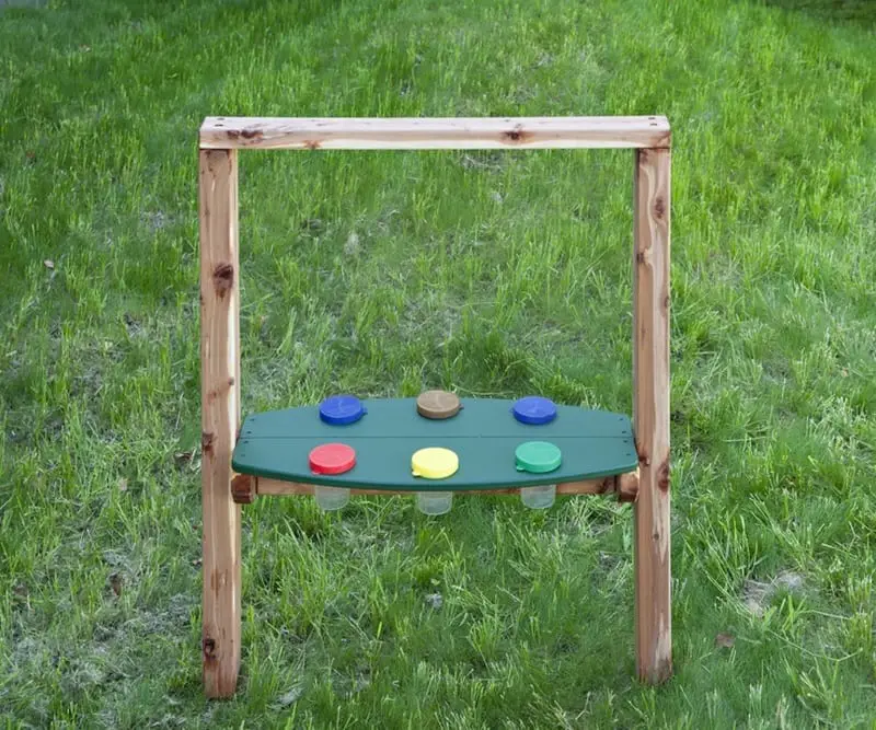 How to Make an Outdoor Easel - Busy Toddler