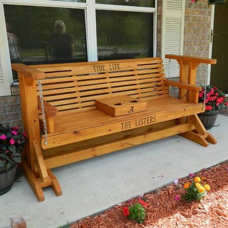 outdoor glider bench kit