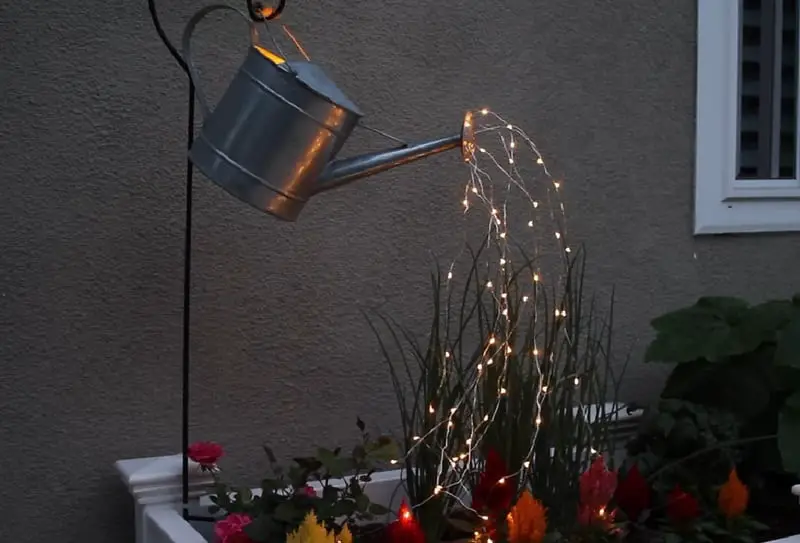 This DIY watering can fairy lights is a sure hit.