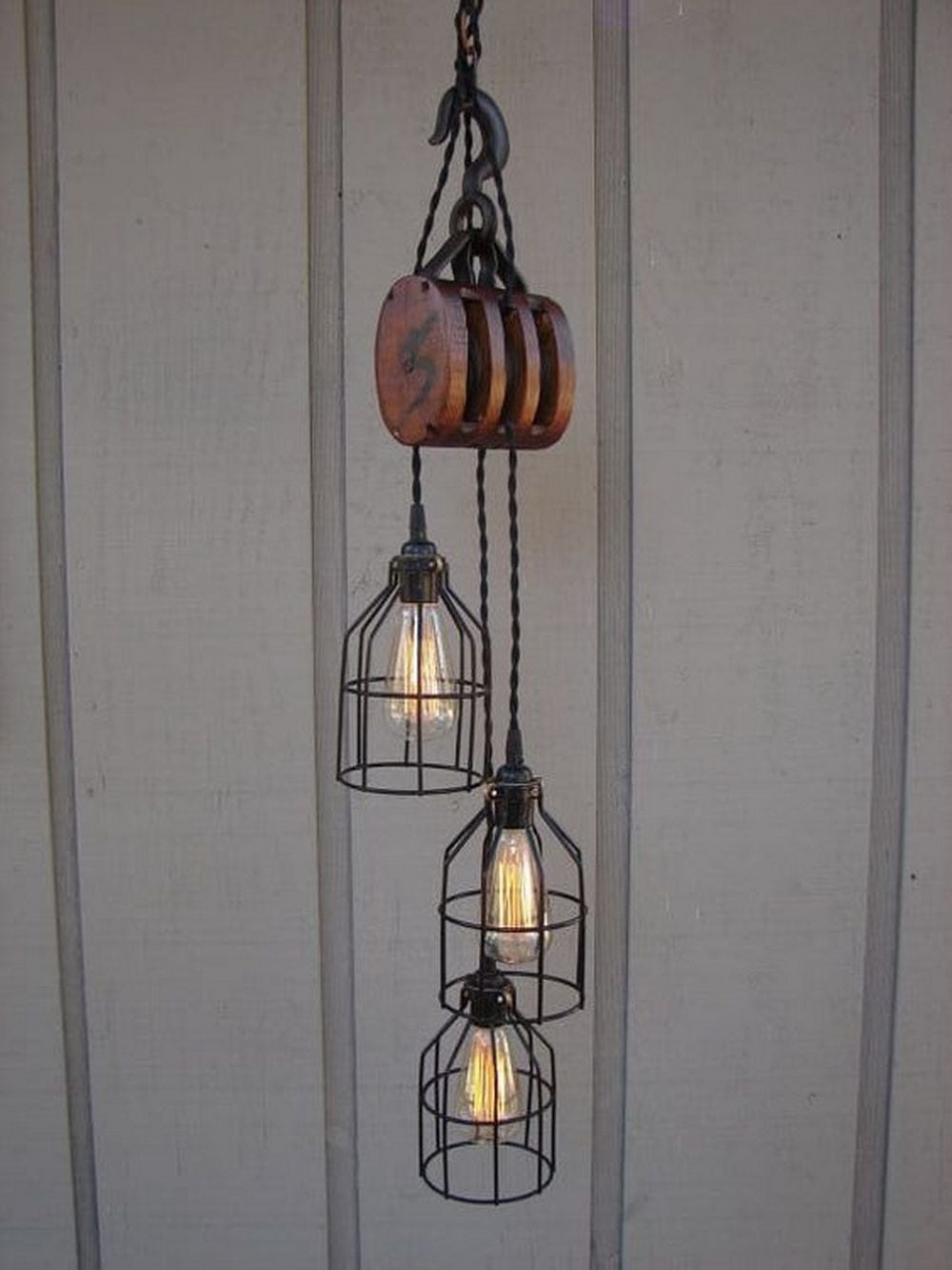 Making your own vintage lighting ensures that it's safe and not a fire hazard.