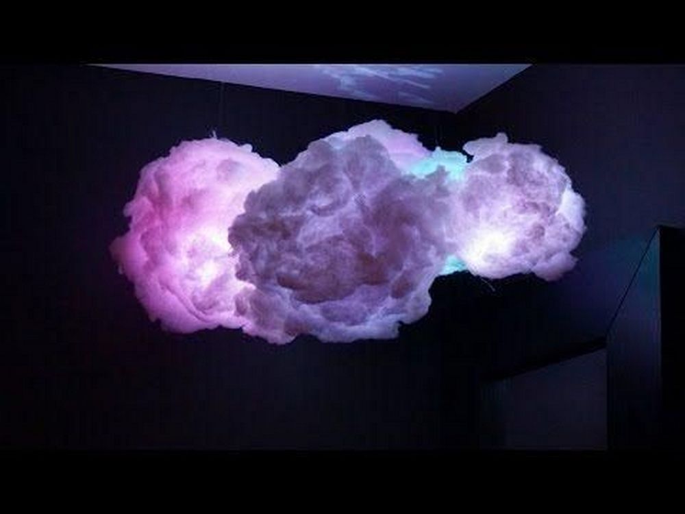 Why spend thousands of dollars on a cloud lamp when you can DIY one?