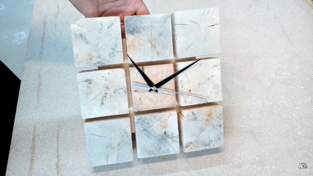 Simple and inexpensive, clocks like this one would make nice house warming gifts.