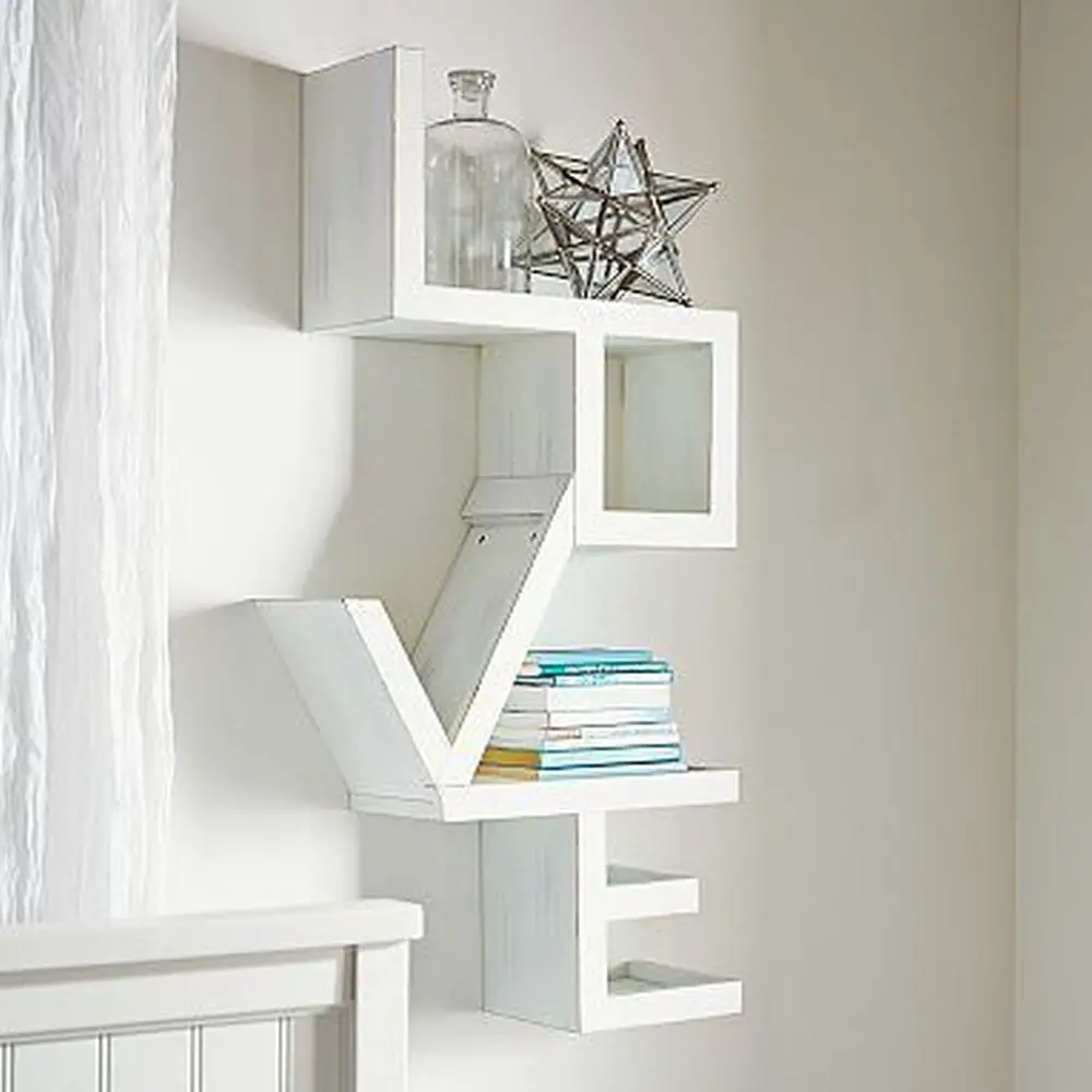 You can use the space for extra storage and display spaces, too!