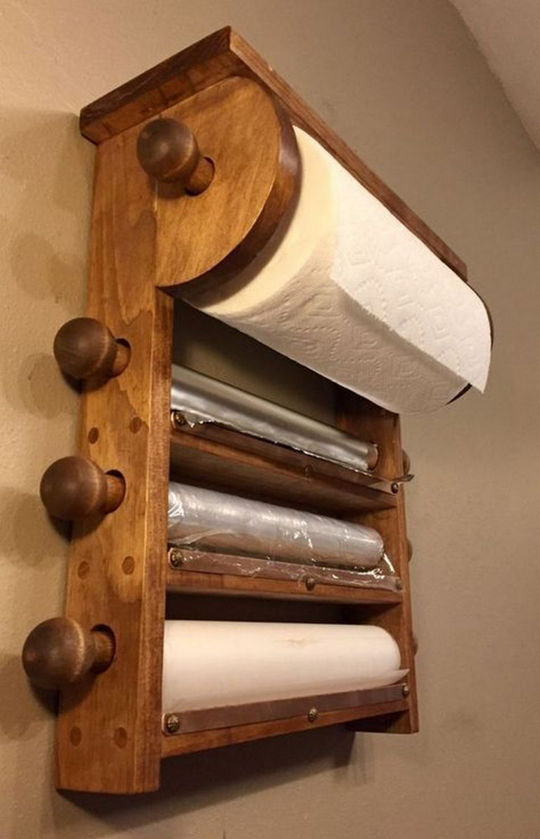 Versatile Multi Kitchen Roll Holder 7 Step Solid Diy Build 2865