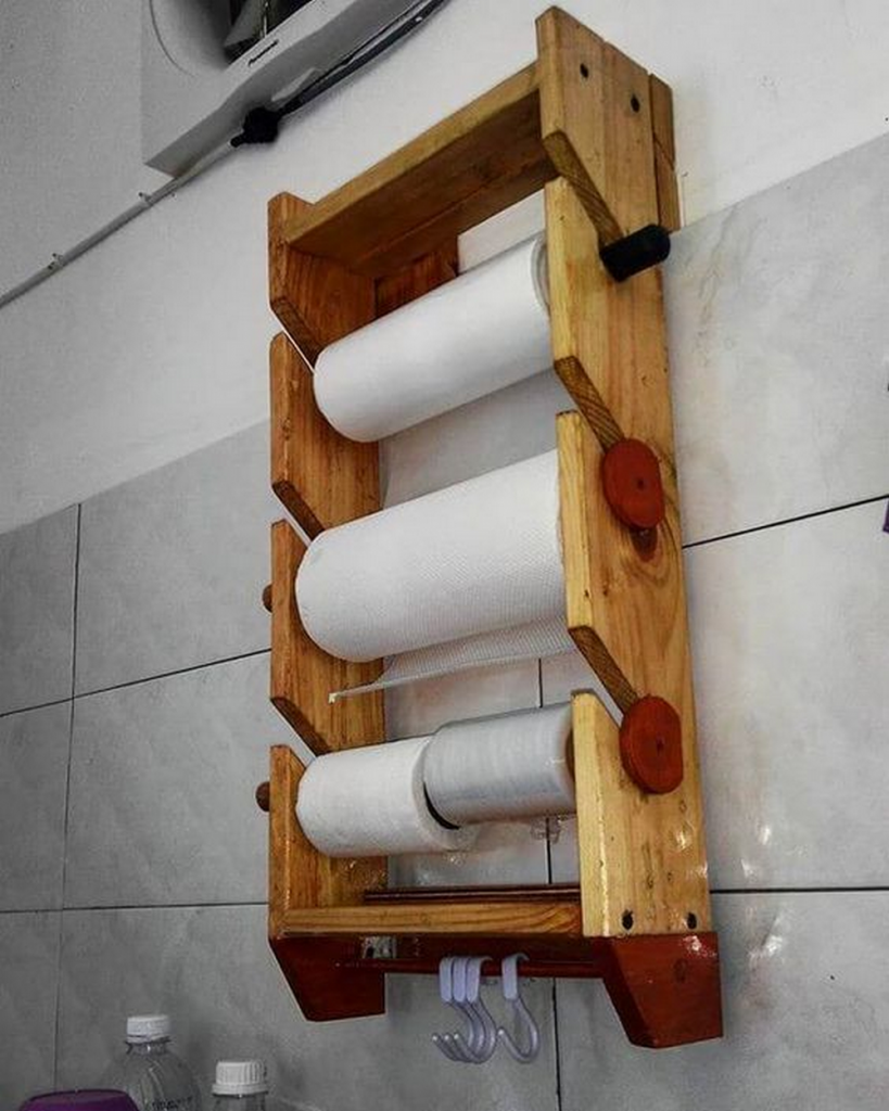 Versatile Multi Kitchen Roll Holder 7 Step Solid DIY Build   Multi Kitchen Roll Holder 09 819x1024 