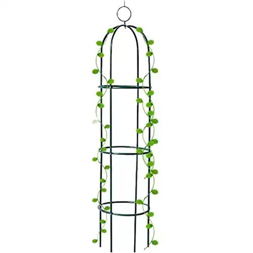 Tower Obelisk Garden Trellis 6.3 Feet Tall Plant Support for Climbing Vines and Flowers