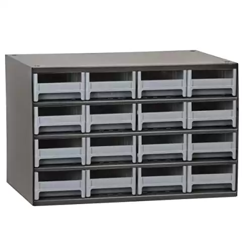 16-Drawer Steel Parts Craft Storage Cabinet Hardware Organizer