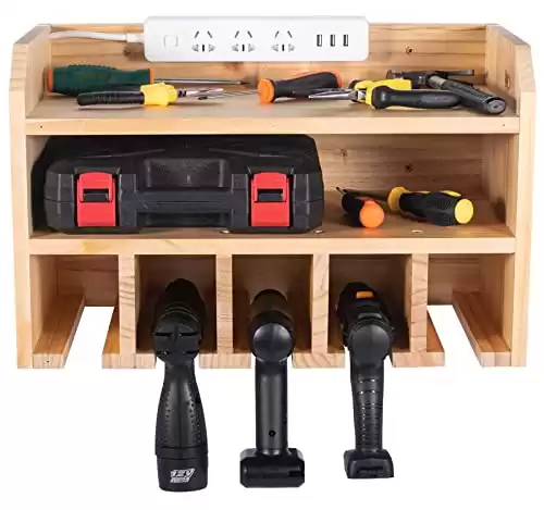 Power Tool Organizer and Charging Station