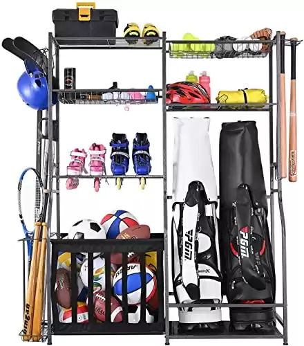 Sports Equipment Storage Rack