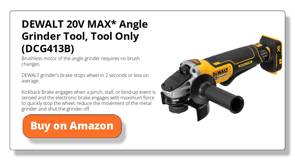 DEWALT 20V MAX* Angle Grinder Tool DCG413B
