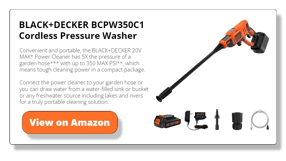 BLACK+DECKER BCPW350C1 Cordless Pressure Washer