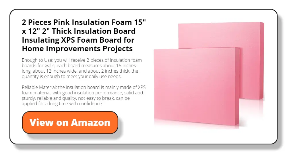 2 Pieces Pink Insulation Foam