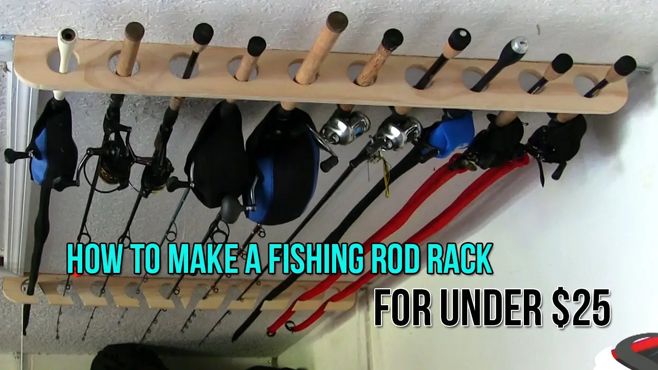 DIY Fishing Rod Storage Rack , Wallmounted  Fishing rod storage, Diy  fishing rod, Fishing diy
