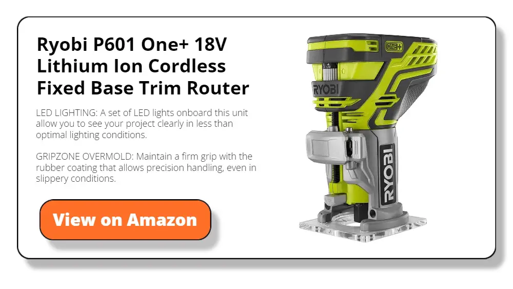 Ryobi P601 One+ Cordless Compact Wood Router