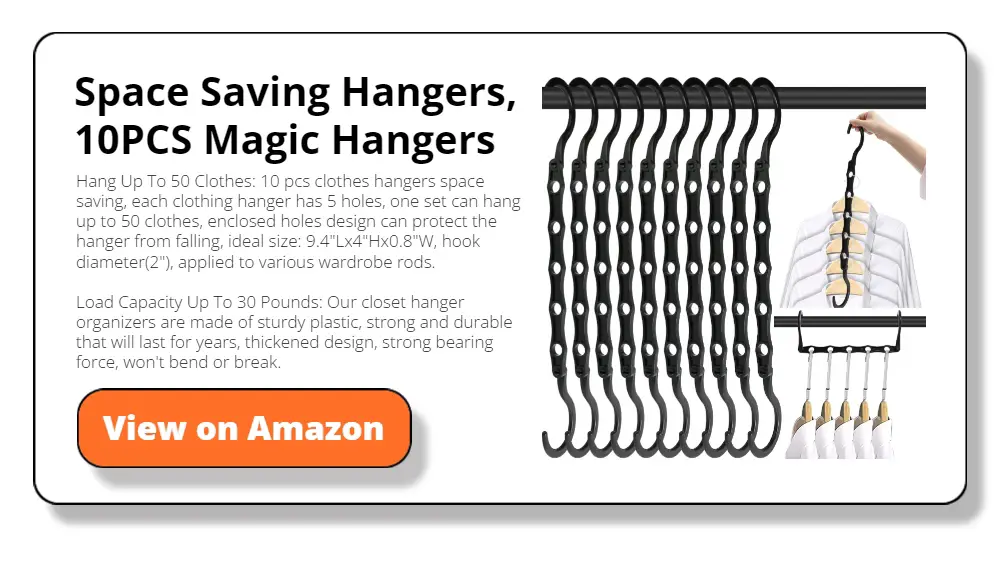 Space Saving Hangers, 10PCS Magic Hangers