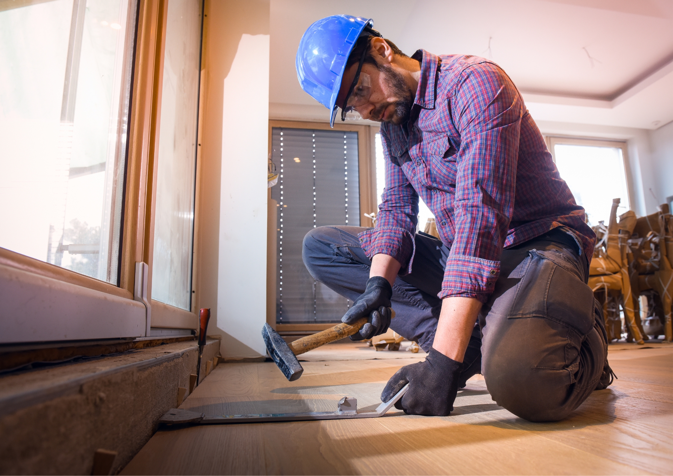 installing hard wood flooring