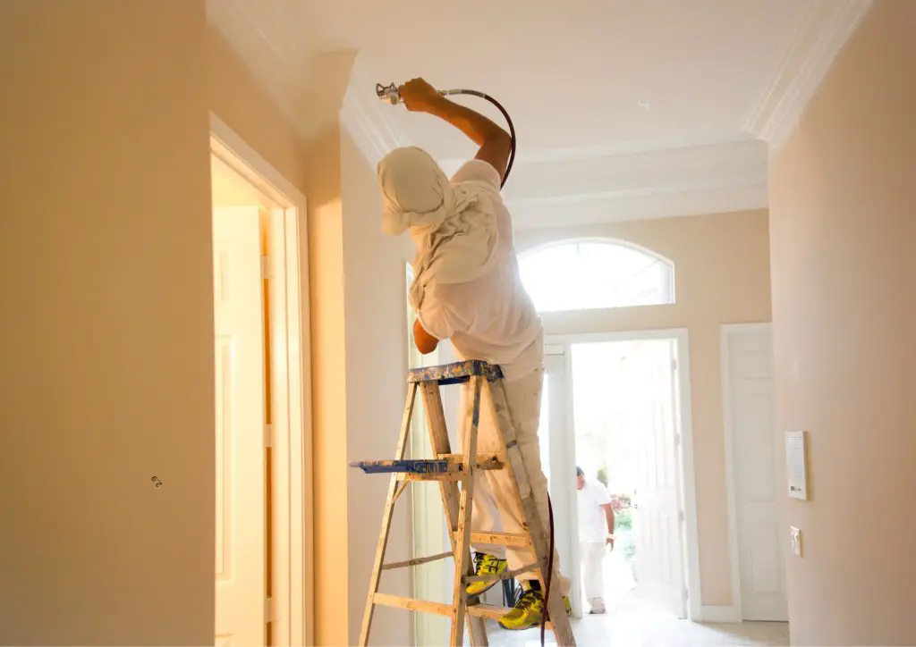 painting the crown molding 