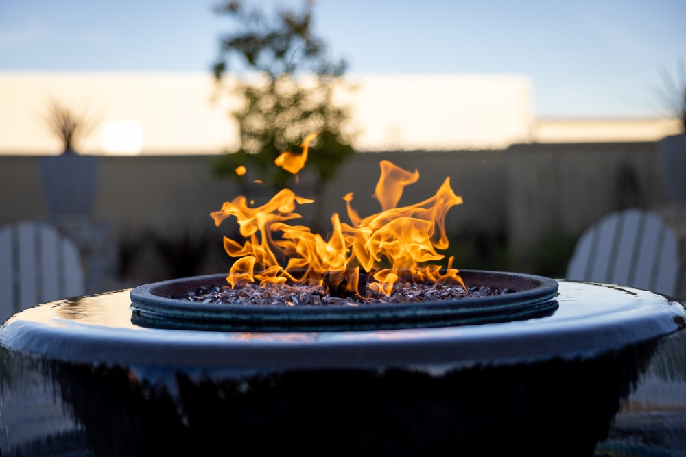 An image of a propane fire pit.