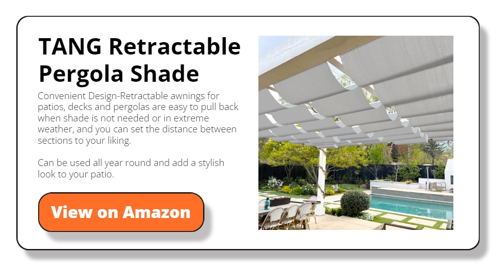 TANG Retractable Pergola Shade