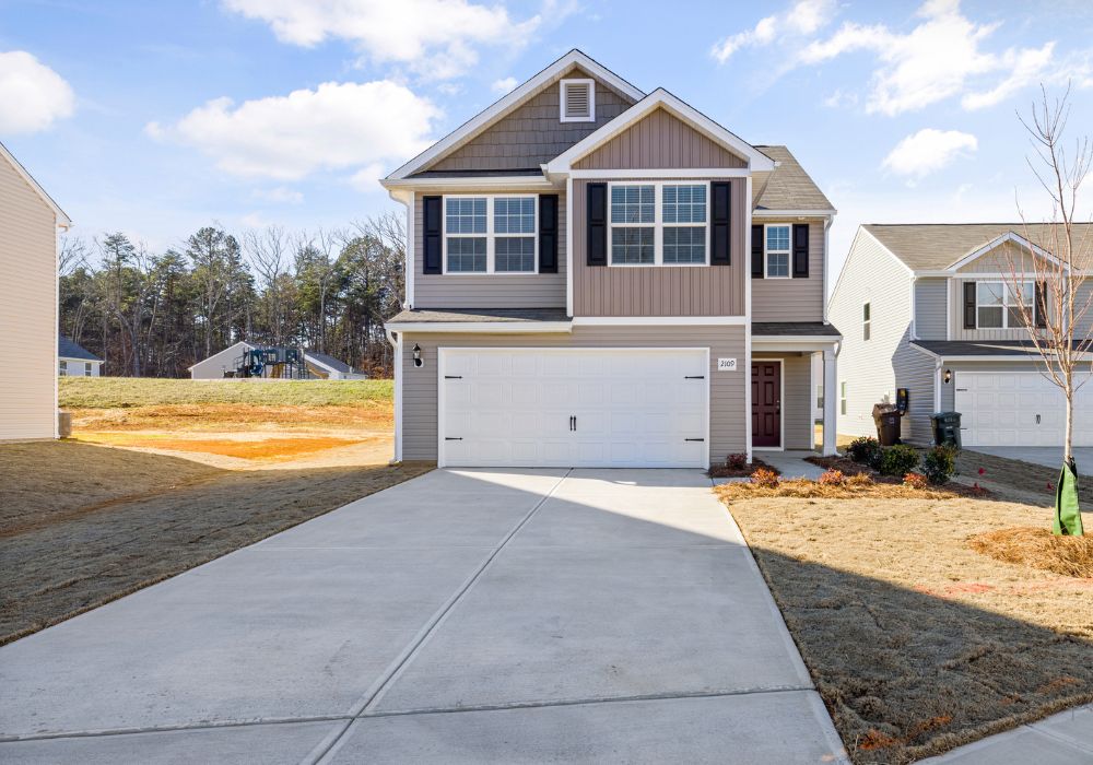 An image of a modern driveway.