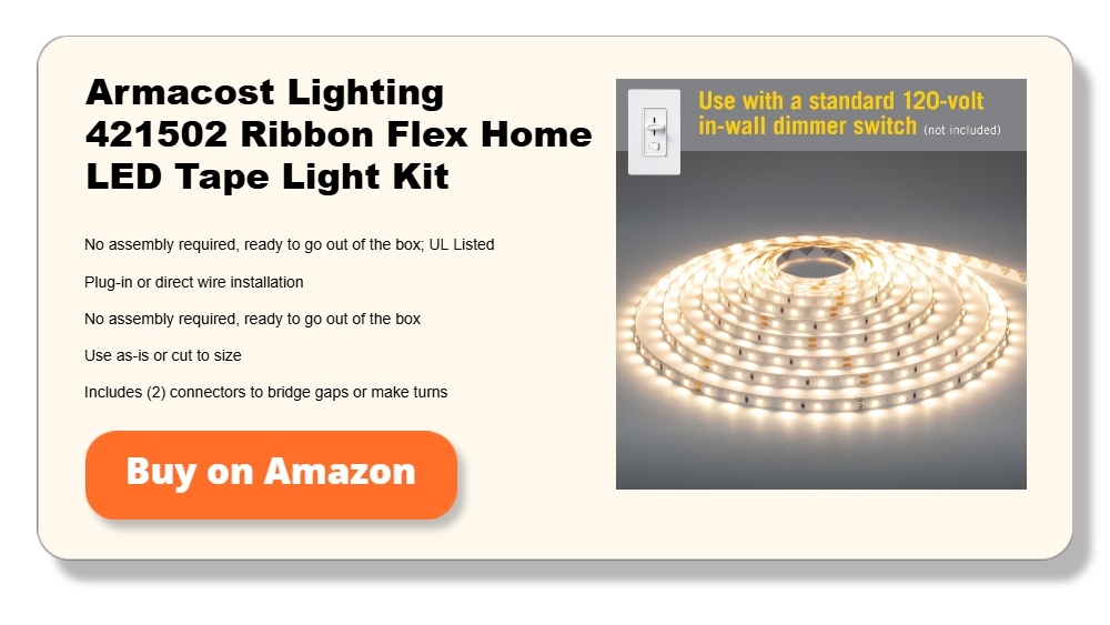 Armacost Lighting 421502 Ribbon Flex Home LED Tape Light Kit