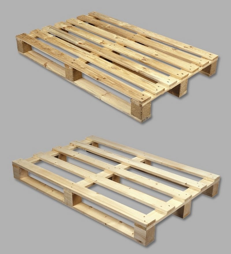 Domestic grade, single use pallets